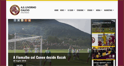 Desktop Screenshot of livornocalcio.it